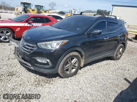 ✅ 2017 Hyundai Santa Fe 2.4L • VIN: 5XYZUDLB2HG480287 • Лот: 45963394. Опубликован ранее на Copart с пробегом 104 773 миль. Бесплатный доступ к архиву аукционных продаж из США и подробный отчёт об истории автомобиля на DreamBid. Изображение 1.