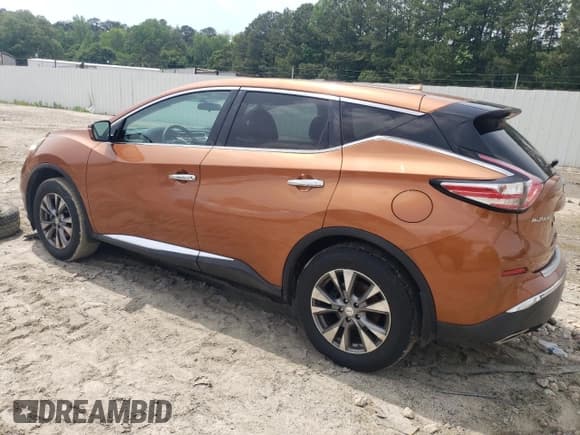 ✅ 2015 Nissan Murano Platinum • VIN: 5N1AZ2MH9FN219312 • Lot: 57233095. Listed on Copart with 135,102 mi. Free auction sales archive from the USA and detailed vehicle history report at DreamBid. Image 2.