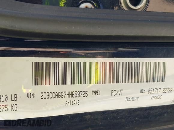 ✅ 2017 Chrysler 300 S • VIN: 2C3CCAGG7HH653725 • Lot: 43415042. Listed on IAAI with 107,816 mi. Free auction sales archive from the USA and detailed vehicle history report at DreamBid. Image 9.