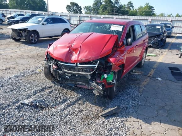 ✅ 2014 Dodge Journey American Value • VIN: 3C4PDCAB5ET256911 • Lot: 42821132. Listed on IAAI with 71,511 mi. Free auction sales archive from the USA and detailed vehicle history report at DreamBid. Image 2.