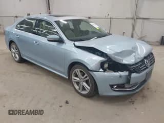 ✅ 2013 Volkswagen Passat SEL Premium • VIN: 1VWCN7A36DC093835 • Lot: 43026706. Listed on IAAI with 172,830 mi. Free auction sales archive from the USA and detailed vehicle history report at DreamBid. Image 1.