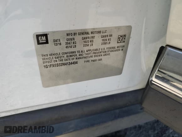 ✅ 2017 Chevrolet Bolt EV Premier • VIN: 1G1FX6S02H4134494 • Lot: 72043115. Wystawiony na Copart z przebiegiem 123 034 mil. Bezpłatny archiwum sprzedaży aukcyjnych z USA i szczegółowy raport historii pojazdu na DreamBid. Zdjęcie 14.