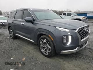 ✅ 2022 Hyundai Palisade Calligraphy • VIN: KM8R74HE4NU353766 • Лот: 75330524. Опубликован ранее на Copart с пробегом 43 796 миль. Бесплатный доступ к архиву аукционных продаж из США и подробный отчёт об истории автомобиля на DreamBid. Изображение 4.
