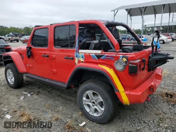✅ 2021 Jeep Wrangler Unlimited Rubicon • VIN: 1C4HJXFN7MW649602 • Lot: 71774825. Wystawiony na Copart z przebiegiem 38 850 mil. Bezpłatny archiwum sprzedaży aukcyjnych z USA i szczegółowy raport historii pojazdu na DreamBid. Zdjęcie 2.