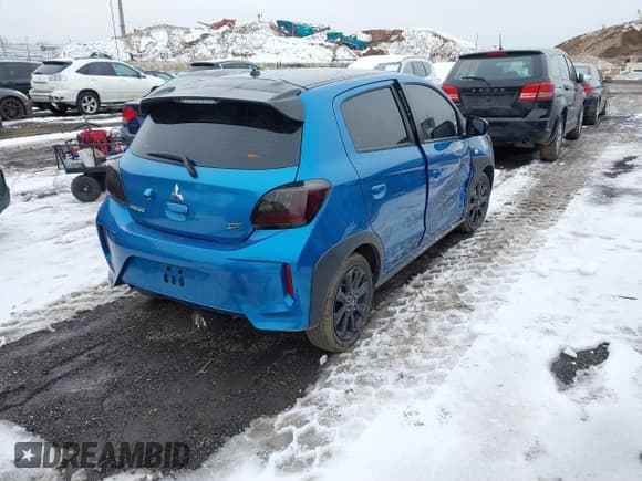 ✅ 2023 Mitsubishi Mirage Black Edition • VIN: ML32AWHJ6PH002758 • Lot: 41499694. Wystawiony na IAAI z przebiegiem 47 331 mil. Bezpłatny archiwum sprzedaży aukcyjnych z USA i szczegółowy raport historii pojazdu na DreamBid. Zdjęcie 4.