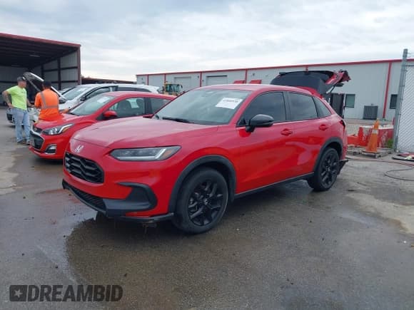 ✅ 2023 Honda HR-V Sport • VIN: 3CZRZ1H58PM706184 • Лот: 42880930. Опубликован ранее на IAAI с пробегом 51 015 миль. Бесплатный доступ к архиву аукционных продаж из США и подробный отчёт об истории автомобиля на DreamBid. Изображение 2.