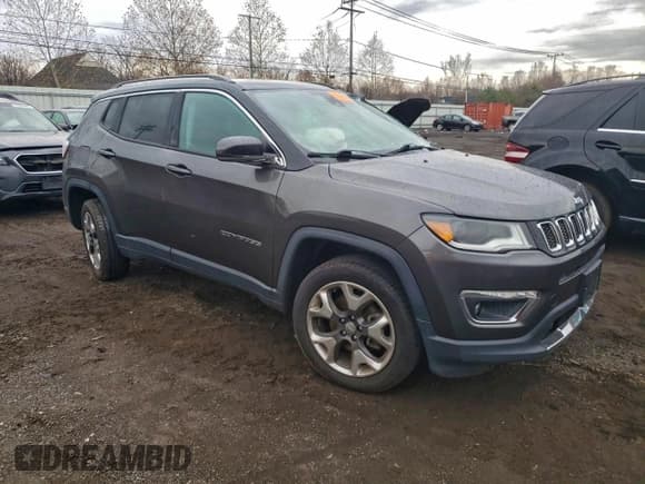 ✅ 2018 Jeep Compass Limited • VIN: 3C4NJDCB3JT281206 • Lot: 93621335. Listed on Copart with Not provided. Free auction sales archive from the USA and detailed vehicle history report at DreamBid. Image 4.