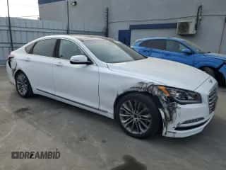 2016 Hyundai Genesis 3.8L z VIN KMHGN4JE0GU135477, wystawiony jako Copart lot #84745564 z przebiegiem 124 165 mil mil oraz Czysty tytuł • Clean title. Historia ofert i sprzedaży dostępna na DreamBid. Obrazek 4.