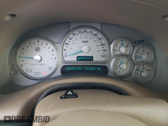 ✅ 2004 Buick Rainier CXL • VIN: 5GADT13S942406222 • Lot: 80326604. Listed on Copart with 223,687 mi. Free auction sales archive from the USA and detailed vehicle history report at DreamBid. Image 9.