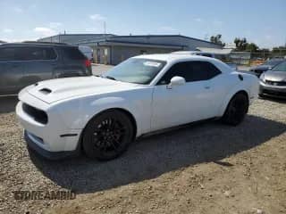 2021 Dodge Challenger SRT Hellcat with VIN 2C3CDZC93MH599434, listed as a Copart auction lot 54878345 with 16,554 mi miles and Salvage title. Bid and sale history available at DreamBid. Image 1.