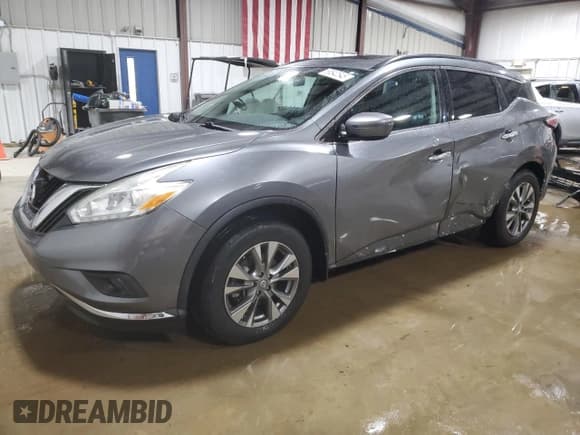 ✅ 2016 Nissan Murano S • VIN: 5N1AZ2MH5GN157621 • Lot: 89542545. Listed on Copart with 138,693 mi. Free auction sales archive from the USA and detailed vehicle history report at DreamBid. Image 1.