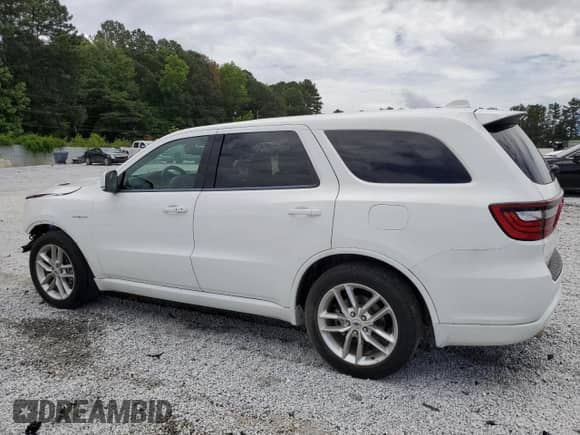 2022 Dodge Durango R/T with VIN 1C4SDHCTXNC101389, listed as a Copart auction lot 58491235 with 37,429 mi miles and Salvage title. Bid and sale history available at DreamBid. Image 2.