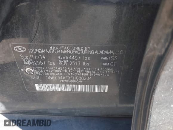 ✅ 2015 Hyundai Sonata Limited • VIN: 5NPE34AFXFH088204 • Лот: 43489504. Опубликован ранее на IAAI с пробегом 124 673 миль. Бесплатный доступ к архиву аукционных продаж из США и подробный отчёт об истории автомобиля на DreamBid. Изображение 9.