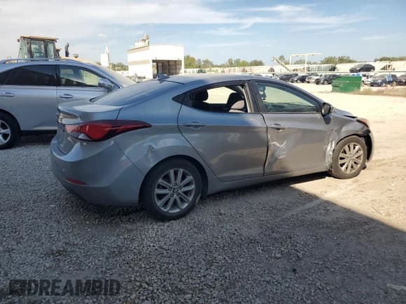 ✅ 2015 Hyundai Elantra SE • VIN: KMHDH4AE2FU321126 • Lot: 84271635. Listed on Copart with 166,216 mi. Free auction sales archive from the USA and detailed vehicle history report at DreamBid. Image 3.