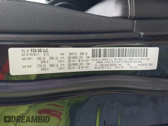 ✅ 2015 Dodge Durango SXT • VIN: 1C4RDJAG9FC895590 • Lot: 43380942. Wystawiony na IAAI z przebiegiem 186 298 mil. Bezpłatny archiwum sprzedaży aukcyjnych z USA i szczegółowy raport historii pojazdu na DreamBid. Zdjęcie 9.