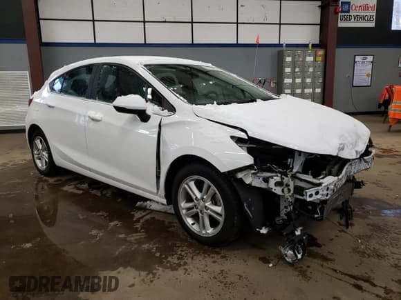 ✅ 2017 Chevrolet Cruze LT • VIN: 3G1BE6SM6HS590196 • Lot: 36762483. Listed on Copart with 100,275 mi. Free auction sales archive from the USA and detailed vehicle history report at DreamBid. Image 4.