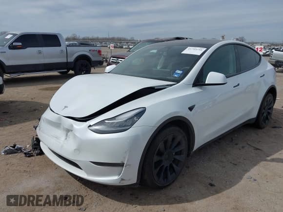 ✅ 2023 Tesla Model Y Long Range • VIN: 7SAYGDEE3PA072042 • Lot: 41795216. Listed on IAAI with 40,905 mi. Free auction sales archive from the USA and detailed vehicle history report at DreamBid. Image 2.