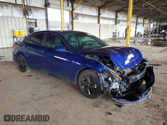 2023 Hyundai Elantra SEL with VIN KMHLM4AG7PU474031, listed as a Copart auction lot 86476105 with 38,740 mi miles and Salvage title. Bid and sale history available at DreamBid. Image 4.