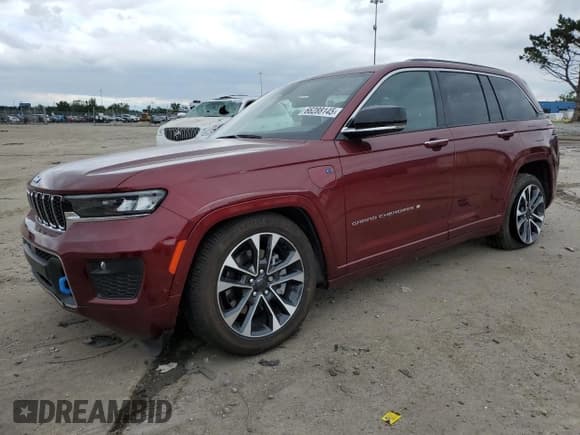 ✅ 2023 Jeep Grand Cherokee Overland • VIN: 1C4RJYD6XP8775287 • Lot: 66288145. Listed on Copart with 16,886 mi. Free auction sales archive from the USA and detailed vehicle history report at DreamBid. Image 1.