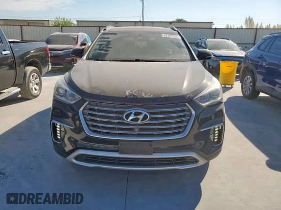 2017 Hyundai Santa Fe Limited Ultimate with VIN KM8SR4HFXHU216453, listed as a Copart auction lot 82369535 with 110,815 mi miles and Salvage title. Bid and sale history available at DreamBid. Image 5.