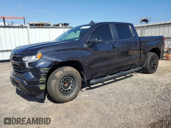 2023 Chevrolet Silverado 1500 RST with VIN 2GCPADED6P1129082, listed as a Copart auction lot 51182775 with 21,126 mi miles and Clean title. Bid and sale history available at DreamBid. Image 1.