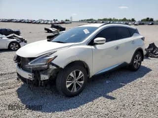 ✅ 2022 Nissan Murano SV • VIN: 5N1AZ2BS2NC127211 • Лот: 69378765. Опубликован ранее на Copart с пробегом 49 471 миль. Бесплатный доступ к архиву аукционных продаж из США и подробный отчёт об истории автомобиля на DreamBid. Изображение 1.