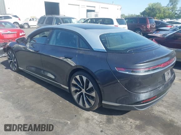 ✅ 2022 Lucid Air Grand Touring • VIN: 50EA1GBA8NA003760 • Lot: 42833070. Listed on IAAI with 32,533 mi. Free auction sales archive from the USA and detailed vehicle history report at DreamBid. Image 3.