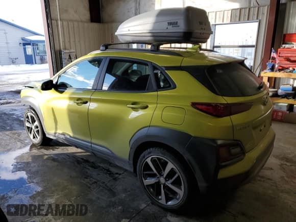 ✅ 2020 Hyundai Kona Limited • VIN: KM8K3CA55LU555031 • Лот: 39697804. Опубликован ранее на Copart с пробегом 55 924 миль. Бесплатный доступ к архиву аукционных продаж из США и подробный отчёт об истории автомобиля на DreamBid. Изображение 2.