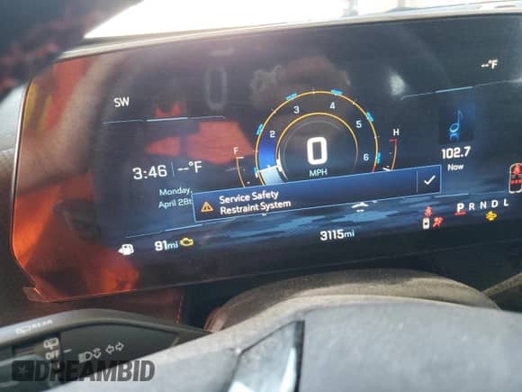 2025 Chevrolet Equinox FWD RS с VIN 3GNAXLEG1SL211695, выставлен на аукционе Copart как лот 53439675 с пробегом 3 115 миль миль и Списание • Salvage title. История ставок и продаж доступна на DreamBid. Изображение 9.