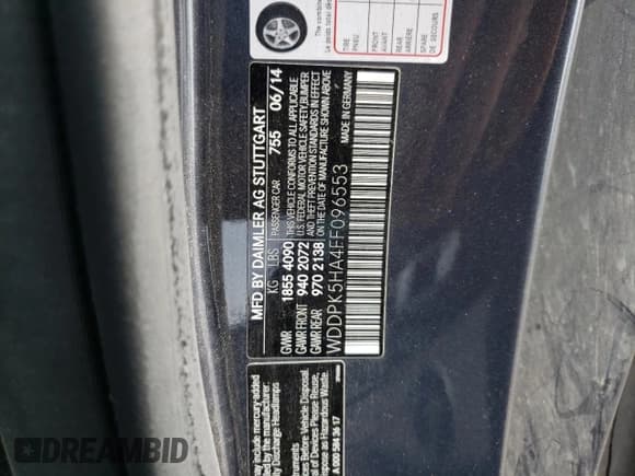 ✅ 2015 Mercedes-Benz SLK 350 • VIN: WDDPK5HA4FF096553 • Lot: 62951933. Wystawiony na Copart z przebiegiem 102 205 mil. Bezpłatny archiwum sprzedaży aukcyjnych z USA i szczegółowy raport historii pojazdu na DreamBid. Zdjęcie 14.