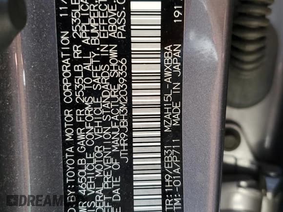 ✅ 2021 Lexus UX 250h F Sport • VIN: JTHR9JBH3M2039356 • Lot: 69089765. Wystawiony na Copart z przebiegiem Nie podano. Bezpłatny archiwum sprzedaży aukcyjnych z USA i szczegółowy raport historii pojazdu na DreamBid. Zdjęcie 13.