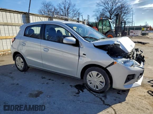 ✅ 2024 Mitsubishi Mirage ES • VIN: ML32AUHJ2RH029060 • Lot: 93822975. Listed on Copart with 13,549 mi. Free auction sales archive from the USA and detailed vehicle history report at DreamBid. Image 4.