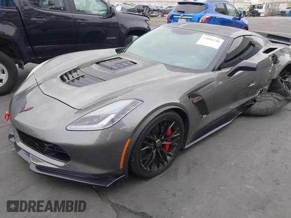 ✅ 2016 Chevrolet Corvette Z06 3LZ • VIN: 1G1YU2D66G5603445 • Лот: 43608290. Опубликован ранее на IAAI с пробегом 55 699 миль. Бесплатный доступ к архиву аукционных продаж из США и подробный отчёт об истории автомобиля на DreamBid. Изображение 2.