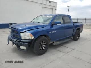 2010 Dodge 1500 Sport z VIN 1D7RV1CT9AS222147, wystawiony jako Copart lot #65054595 z przebiegiem 258 069 mil mil oraz Szkoda całkowita • Salvage title. Historia ofert i sprzedaży dostępna na DreamBid. Obrazek 1.