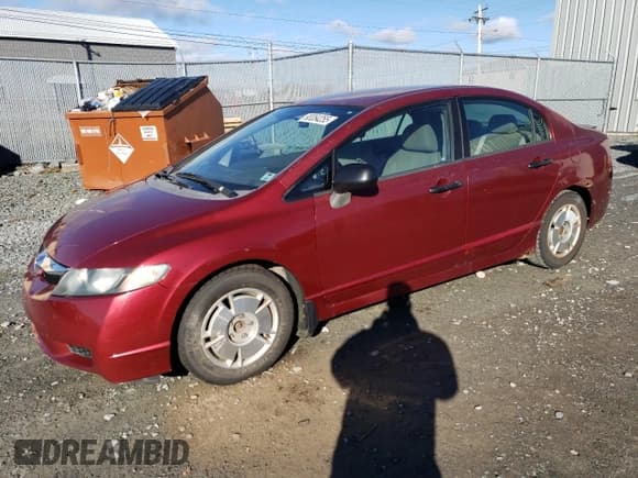 ✅ 2009 Honda Civic DX-G • VIN: 2HGFA16479H110643 • Лот: 93354255. Опубликован ранее на Copart с пробегом 167 652 миль. Бесплатный доступ к архиву аукционных продаж из США и подробный отчёт об истории автомобиля на DreamBid. Изображение 1.