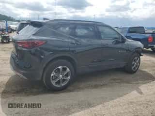 2024 Chevrolet Blazer LT with VIN 3GNKBCR4XRS180398, listed as a Copart auction lot 60435924 with Not provided miles and Salvage title. Bid and sale history available at DreamBid. Image 3.