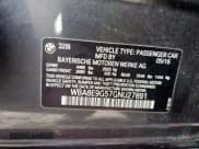 ✅ 2016 BMW 3 Series 328i • VIN: WBA8E9G57GNU27891 • Lot: 92242545. Listed on Copart with 65,722 mi. Free auction sales archive from the USA and detailed vehicle history report at DreamBid. Image 12.