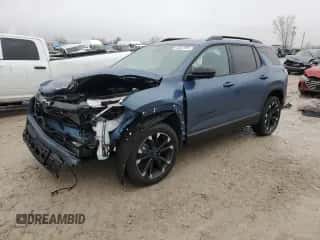 2025 Chevrolet Equinox AWD RS с VIN 3GNAXTEG9SL126104, выставлен на аукционе Copart как лот 43337995 с пробегом 5 348 миль миль и Списание • Salvage title. История ставок и продаж доступна на DreamBid. Изображение 1.