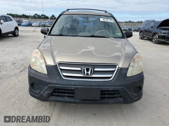 ✅ 2006 Honda CR-V LX • VIN: JHLRD68556C011956 • Lot: 92381125. Wystawiony na Copart z przebiegiem 123 427 mil. Bezpłatny archiwum sprzedaży aukcyjnych z USA i szczegółowy raport historii pojazdu na DreamBid. Zdjęcie 5.