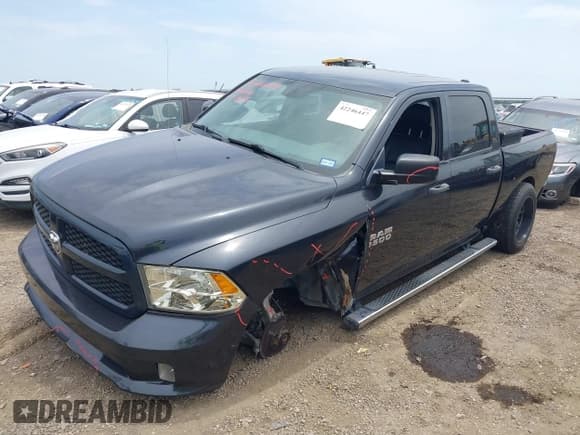 ✅ 2015 Ram 1500 Express • VIN: 1C6RR6KG9FS714577 • Lot: 42246447. Listed on IAAI with 103,619 mi. Free auction sales archive from the USA and detailed vehicle history report at DreamBid. Image 2.