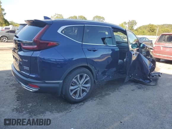 ✅ 2022 Honda CR-V Touring • VIN: 5J6RT6H94NL019641 • Lot: 85909225. Listed on Copart with 50,202 mi. Free auction sales archive from the USA and detailed vehicle history report at DreamBid. Image 3.