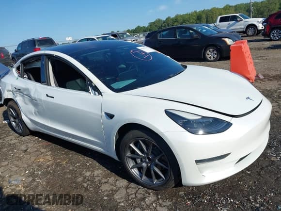 ✅ 2021 Tesla Model 3 Standard Range Plus • VIN: 5YJ3E1EA7MF915246 • Лот: 43055543. Опубликован ранее на IAAI с пробегом 50 716 миль. Бесплатный доступ к архиву аукционных продаж из США и подробный отчёт об истории автомобиля на DreamBid. Изображение 1.