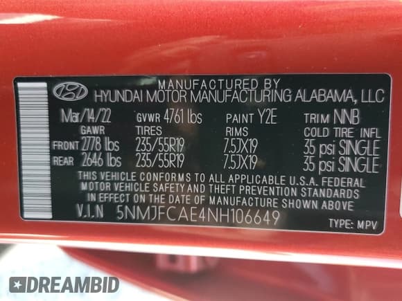 ✅ 2022 Hyundai Tucson SEL • VIN: 5NMJFCAE4NH106649 • Lot: 72252444. Wystawiony na Copart z przebiegiem 21 318 mil. Bezpłatny archiwum sprzedaży aukcyjnych z USA i szczegółowy raport historii pojazdu na DreamBid. Zdjęcie 15.