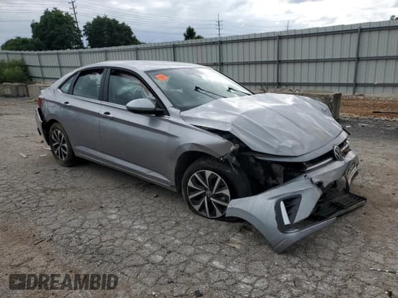 ✅ 2025 Volkswagen Jetta S • VIN: 3VW5X7BU4SM017987 • Lot: 68980005. Listed on Copart with Not provided. Free auction sales archive from the USA and detailed vehicle history report at DreamBid. Image 4.