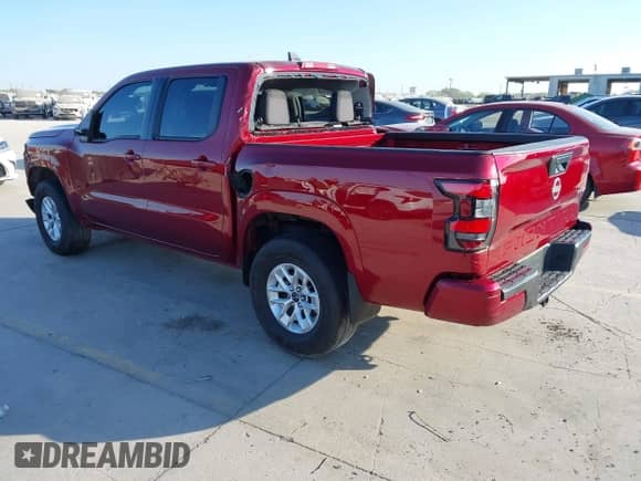 2024 Nissan Frontier SV with VIN 1N6ED1EK3RN636516, listed as a IAAI auction lot 43309558 with 21,491 mi miles and . Bid and sale history available at DreamBid. Image 3.