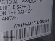 ✅ 2020 Audi Q8 Premium Plus • VIN: WA1EVAF15LD003304 • Lot: 43583226. Listed on IAAI with 61,972 mi. Free auction sales archive from the USA and detailed vehicle history report at DreamBid. Image 9.