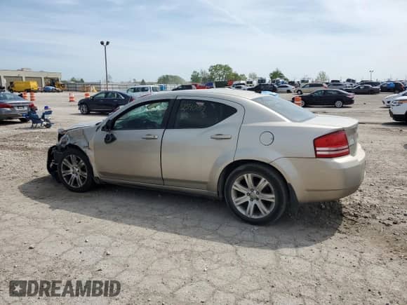 2008 Dodge Avenger SE с VIN 1B3LC46K38N254063, выставлен на аукционе Copart как лот 53974104 с пробегом Не указан миль и Списание • Salvage title. История ставок и продаж доступна на DreamBid. Изображение 2.