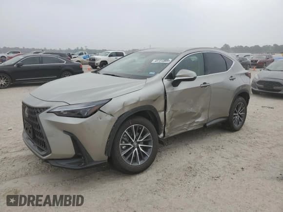 ✅ 2022 Lexus NX 250 • VIN: 2T2ADCAZXNC001110 • Lot: 49154505. Listed on Copart with 2,623 mi. Free auction sales archive from the USA and detailed vehicle history report at DreamBid. Image 1.
