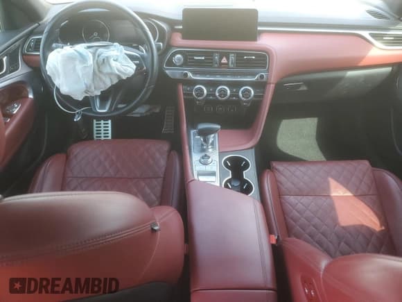 ✅ 2023 Genesis G70 3.3T • VIN: KMTG54TEXPU121587 • Lot: 90461925. Listed on Copart with 20,297 mi. Free auction sales archive from the USA and detailed vehicle history report at DreamBid. Image 8.