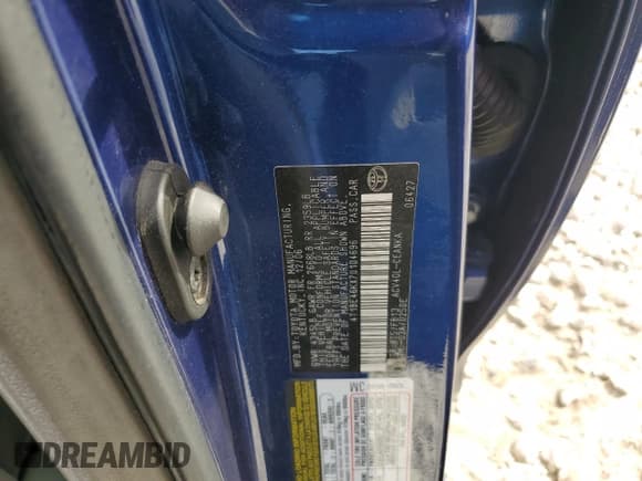 ✅ 2007 Toyota Camry CE • VIN: 4T1BE46KX7U104696 • Lot: 92022305. Listed on Copart with 87,619 mi. Free auction sales archive from the USA and detailed vehicle history report at DreamBid. Image 12.